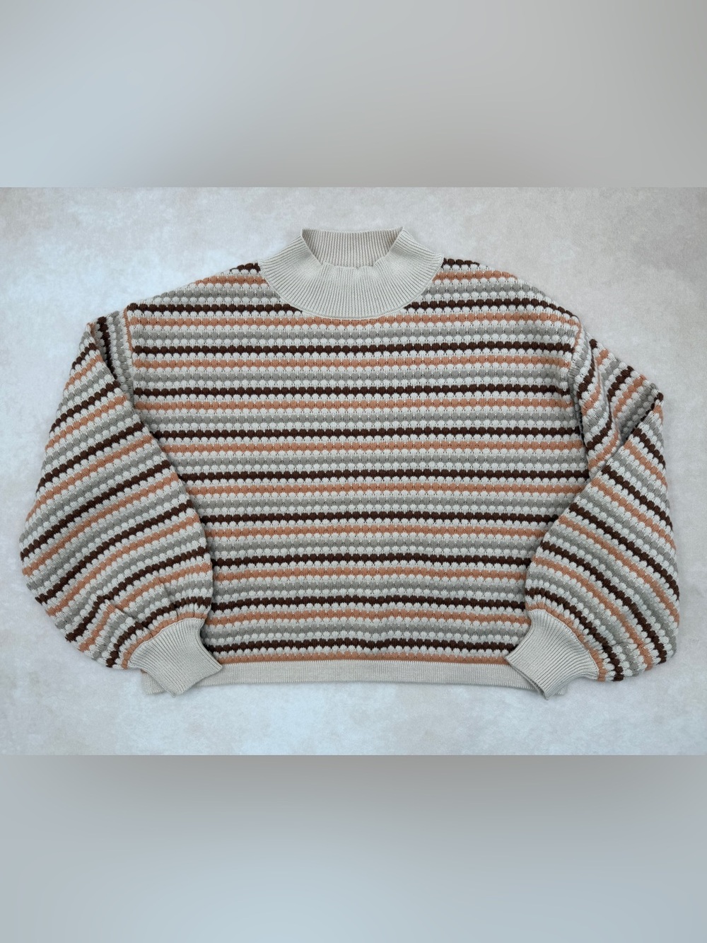 New Rylee + Cru Striped Sweater